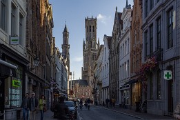 Blick zum Belfort von Brügge