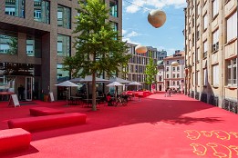 Bodensee-8 Roter Platz in St. Gallen