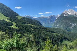 Alpen_Juni_2020-3 Panorama: links Jenner, Mitte Königssee und rechts der Watzmann