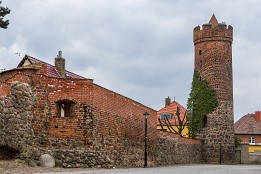 Flaeming-5 Turm der Stadtmauer in Jüterbog.