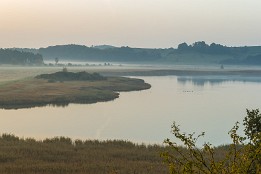 Bild_2012-32 Morgenstimmung am Bodden bei Moritzdorf im Herbst.