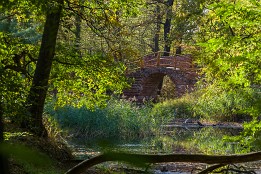 Dessau_Woerlitz_2018-27 Die Ruinenbrücke - wurde extra so angelegt.