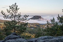 saechsischeSchweiz_Sep28-7 Blick zum Lilienstein am Morgen.