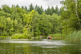 Bild_2010-31 Einfahrt in den Dollbek. Das ist das Verbindungsstück zwischen Labussee und Gobenowsee.