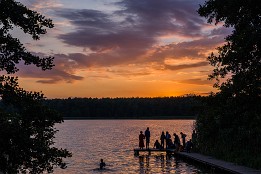 Bild_2010-32 Abendstimmung am Rätzsee, Standort Campingsplatz C28