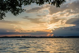 Bild_2010-36 Abendstimmung am Käbelicksee nach dem Gewitter.