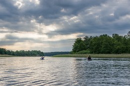 Bilder2017-77 Auf dem Pälitzsee - es wird Regen geben.