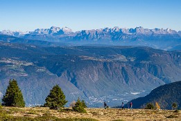 Meran_Okt_2018-15 Blick vom Vigiljoch zu den Dolomiten