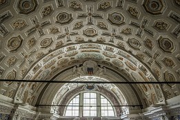 Schweiz2016-26 Deckengestaltung der Kapelle vom Palazzo.