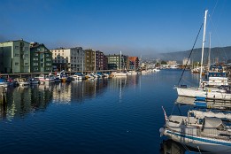 Lofotenreise-20 Morgenstimmung in Trondheim, ca. 6:30Uhr nach Ankunft mit dem Nachtzug.
