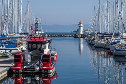 Lofotenreise-22 Einer der Seglerhäfen - es gibt mehrere davon in Trondheim.