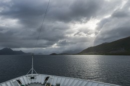 Lofotenreise-40 Das Wetter hat gewechselt. Es nieselt öfter, der Wind ist kräftiger.