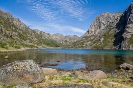Lofotenreise-78 Einer der Seen ohne direkte Verbindung zum Meer.