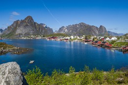 Lofotenreise-100 Blick über Reine.