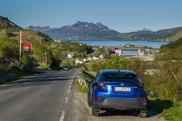 Lofotenreise-108 Kurzer Halt bei Napp vor der Einfahrt in den Nappstraumen-Tunnel.