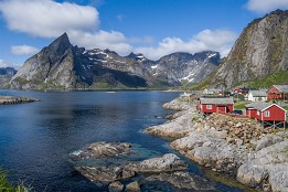 Lofotenreise-97 Bekannter Ort und bestimmt tausend mal fotografiert: Hamnøya.