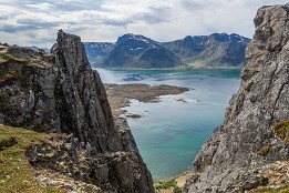 Lofotenreise-126 Blick vom Hoven Richtung Westen.