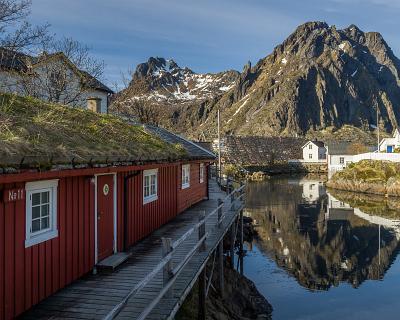 Lofoten 2019-31  Rorbu-Hütten in Svolvær : Hafen, Norwegen, Svolvær, lofoten