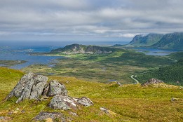 Lofoten_2024-44 Aufstieg zum Ytretinden, Blick nach Nord-Ost
