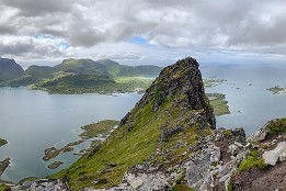 Lofoten_2024-81 Gipfelblick Volandstinden