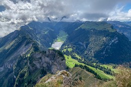 Blick vom Hohen Kasten zum Sämtisersee