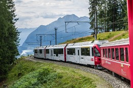 Schweiz2016-6 Abfahrt von Cavaglia nach Poschiavo