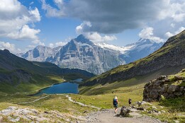 Schweiz_Aug2025-19 Bachalpsee und dahinter das Wetterhorn