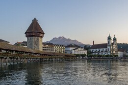Schweiz_Aug2025-3 Kapellbrücke mit Wasserturm
