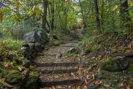 Tessin-7 Aufstieg zum Höhenweg in Locarno